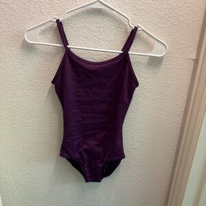Girls size medium burgundy leotard
